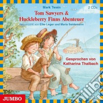 (Audiolibro) Thalbach,Katharina - Tom Sawyers & Huckleberry Finns Abenteuer (2 Cd) 