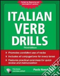 Italian Verb Drills libro di Nanni Tate Paola