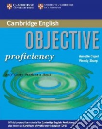 Objective Proficiency Self Std libro di Capel Annette, Sharp Wendy