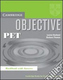 Objective Pet Wk Bk W/a libro di Hashemi Luoise, Thomas Barbara