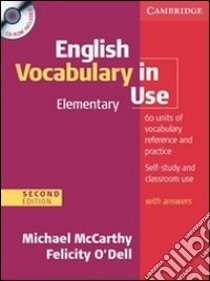 Mccarthy Eng. Voc. In Use Elem 2ed Wo/a libro di McCarthy Michael, O'Dell Felicity