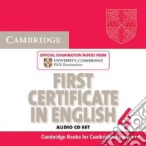 Cambridge First Certificate In English 4 libro di ESOL