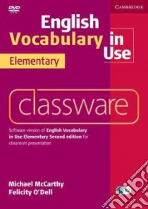 English Vocabulary in Use. Elementary. DVD-ROM libro di Michael McCarthy