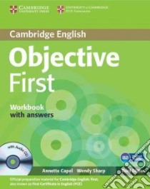 Objective First 3ed Wb W/a+cdaudio libro di Capel Annette, Sharp Wendy