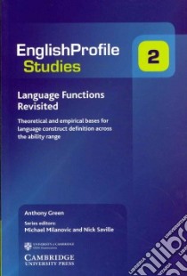 Green Language Functions Revisited libro di Green Anthony, Milanovic Michael (EDT), Saville Nick (EDT)