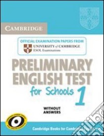 Esol Camb Pet For School 1 Std Wo/a libro