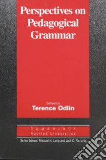 Perspectives on Pedagogical Grammar libro di Terence Odlin