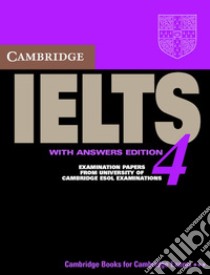 Cambridge English IELTS. IELTS 4 Self-study Pack. Con CD-Audio libro