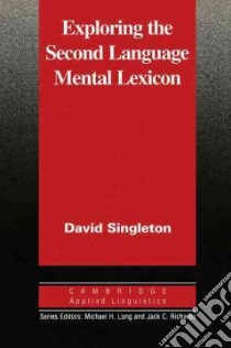 Singleton Explor.sec.lang.lexic.pb libro di Singleton David