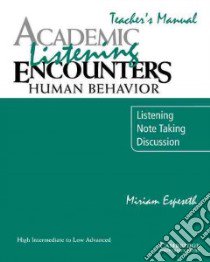 Academic Listening Encounters libro di Espeseth Miriam