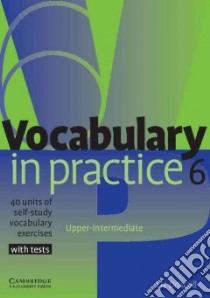 Driscoll Vocabulary In Practice 6 libro di Liz Driscoll