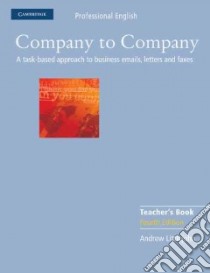 Littlejohn Company To Company 4e Tch libro di Littlejohn Andrew