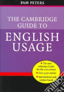 Peters Camb.guide To English Usage libro di Peters Pam