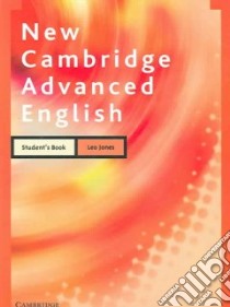 Jones New Camb.advanced Eng.std Bk libro di Leo Jones