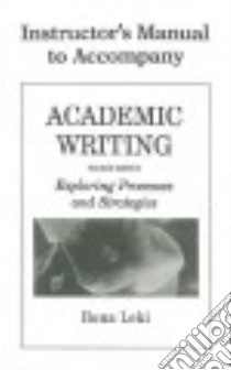 Leki Academic Writing Tch Bk libro di Ilona Leki