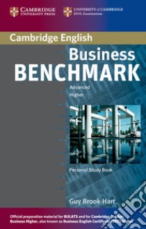 Business Benchmark. Advanced. BEC and BULATS Personal Study Book libro di Guy Brook-Hart