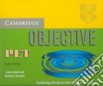 Objective PET Audio CD Set (3 CDs) libro di Louise Hashemi