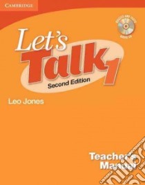 Jones Let's Talk 1 2ed Tch + Cd libro di Jones Leo