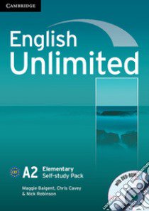 English Unlimited. Level A2 Self-study Pack. Con DVD-ROM libro di Maggie Baigent