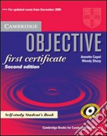 Objective First 2ed Self Std libro di Capel Annette, Sharp Wendy