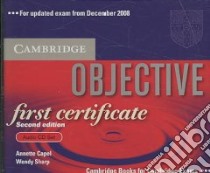 Objective First 2ed Cd libro di Annette Capel