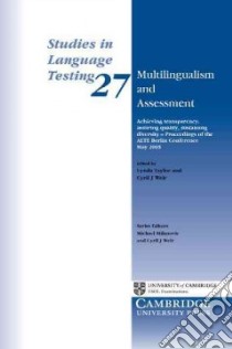 Taylor Multilingualism And Assessment Pb libro di Taylor Lynda (EDT), Weir Cyril J. (EDT)