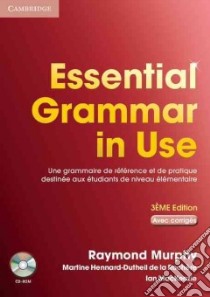Murphy Ess Gramm Use W/a+cdrom French Ed. libro di Murphy Raymond, De La Rouchere Hennard-dutheil (ADP), MacKenzie Ian (ADP)