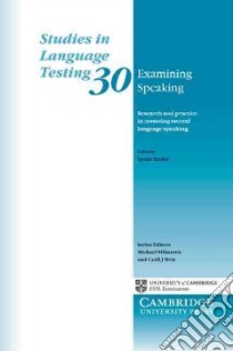 Examining Speaking libro di Taylor Lynda (EDT)