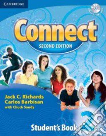 Richards Connect 2ed 2 Sb+self-study Cd libro di Richards Jack C., Barbisan Carlos, Sandy Chuck (CON)