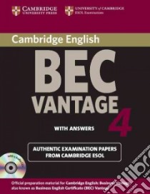 Esol Cambridge Bec 4 Vantage Pack libro