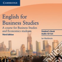 English for Business Studies. Audio CD libro di MacKenzie Ian