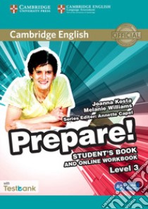 Cambridge English Prepare! 3. Student's Book and Online Workbook with Testbank libro di Capel Annette; Joseph Niki