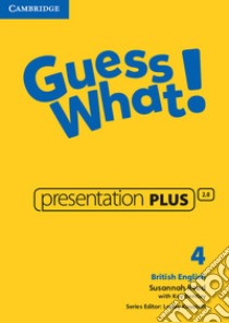 Guess what! Guess What! Level 4 Presentation Plus. DVD-ROM libro di Reed Susannah, Bentley Kay