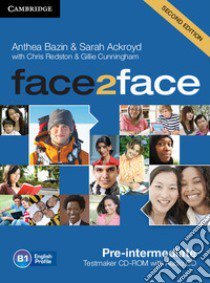 Face2face. Pre-intermediate. Testmaker. CD-ROM. Con CD-Audio libro di Anthea Bazin