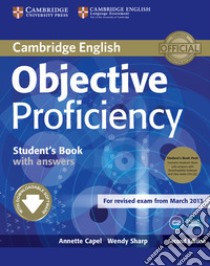 Objective Proficiency. Student's Book Pack. Con CD-Audio libro di Capel Annette, Sharp Wendy