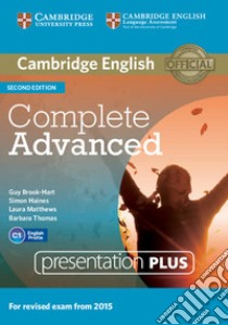 Complete Advanced. Presentation Plus. DVD-ROM libro di Brook-Hart Guy; Haines Simon