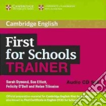 First For Schools Trainer Audio Cds (3) libro di DYMON