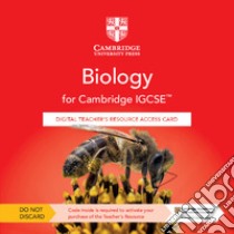 Cambridge IGCSE: Biology. Teacher's resource. Per le Scuole superiori libro