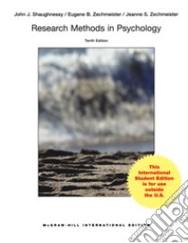 Research methods in psychology libro di Shaughnessy John J.; Zechmeister Eugene B.; Zechmeister Jeanne S.