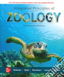 Integrated principles of zoology libro di Hickman Cleveland P.; Keen Susan L.; Eisenhour David J.