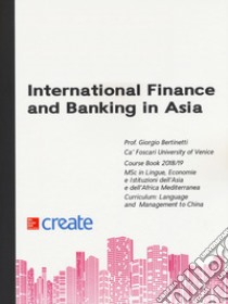 International finance and banking in Asia libro