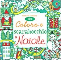 Coloro e scarabocchio a Natale. Mini. Ediz. illustrata libro di Maclaine James