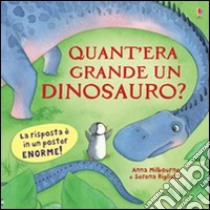 Quant'era grande un dinosauro? Ediz. illustrata libro di Milbourne Anna; Riglietti Serena