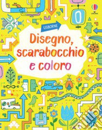 Disegno, scarabocchio e coloro. Giochi e rompicapi. Ediz. illustrata libro