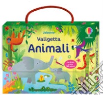 Animali. Valigetta. Con adesivi. Ediz. a colori libro