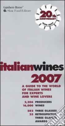 Italian wines 2007 libro