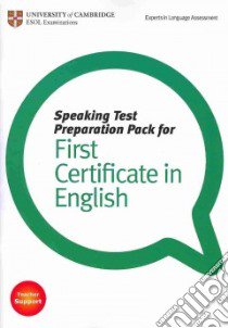 Esol Speaking Test Preparat Pack Fce libro di CAMBRIDGE-ESOL