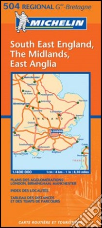 South England, The Midlands, East Anglia 1:400.000 libro