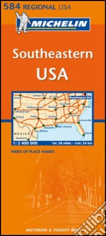 Southeastern U.S.A. 1:2.400.000 libro