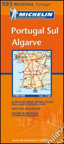 Portugal sul. Algarve 1:300.000 libro